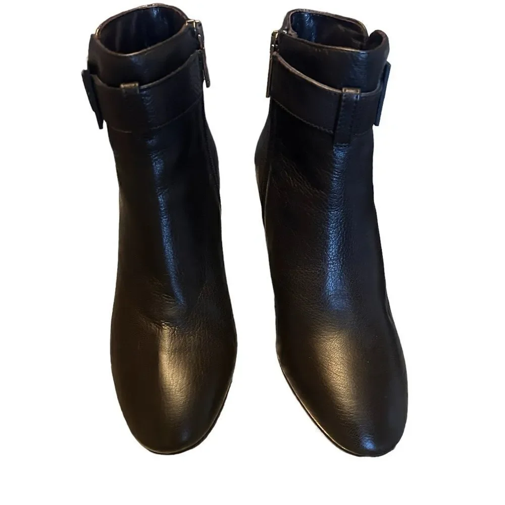 Aquatalia Vanie Leather Ankle Boots
